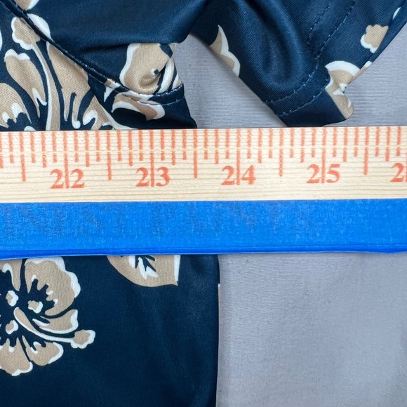 REYN SPOONER Men's XL Hawaiian Floral Print Polyester Short Sleeve Polo Shirt - Picture 10 of 12